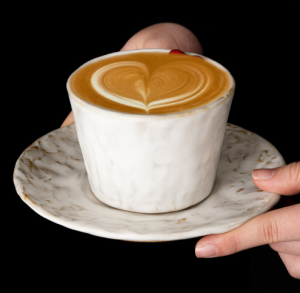 Handmade Ceramic Coffee Mug – Creative Instagram Latte & Espresso Cup