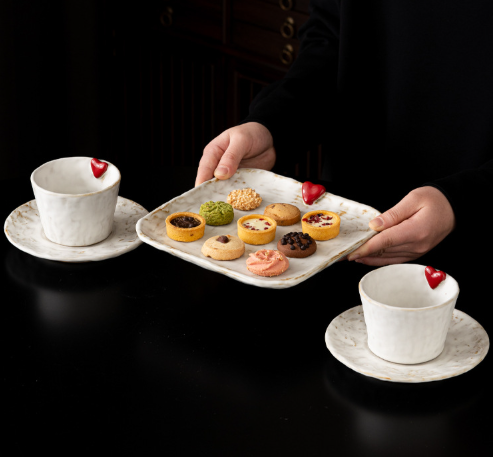 Handmade Ceramic Coffee Mug – Creative Instagram Latte & Espresso Cup